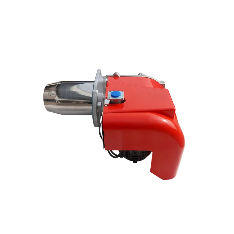 ARNIK E-Gas-250P gas burner with control panel, showing its compact design and industrial heating components.