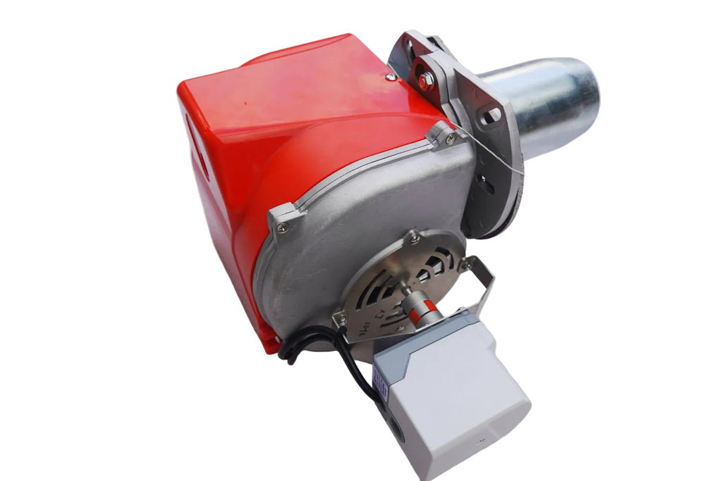 Gas burner E-Gas-170P by Arnik, industrial model with adjustable flame, shown in a close-up view.