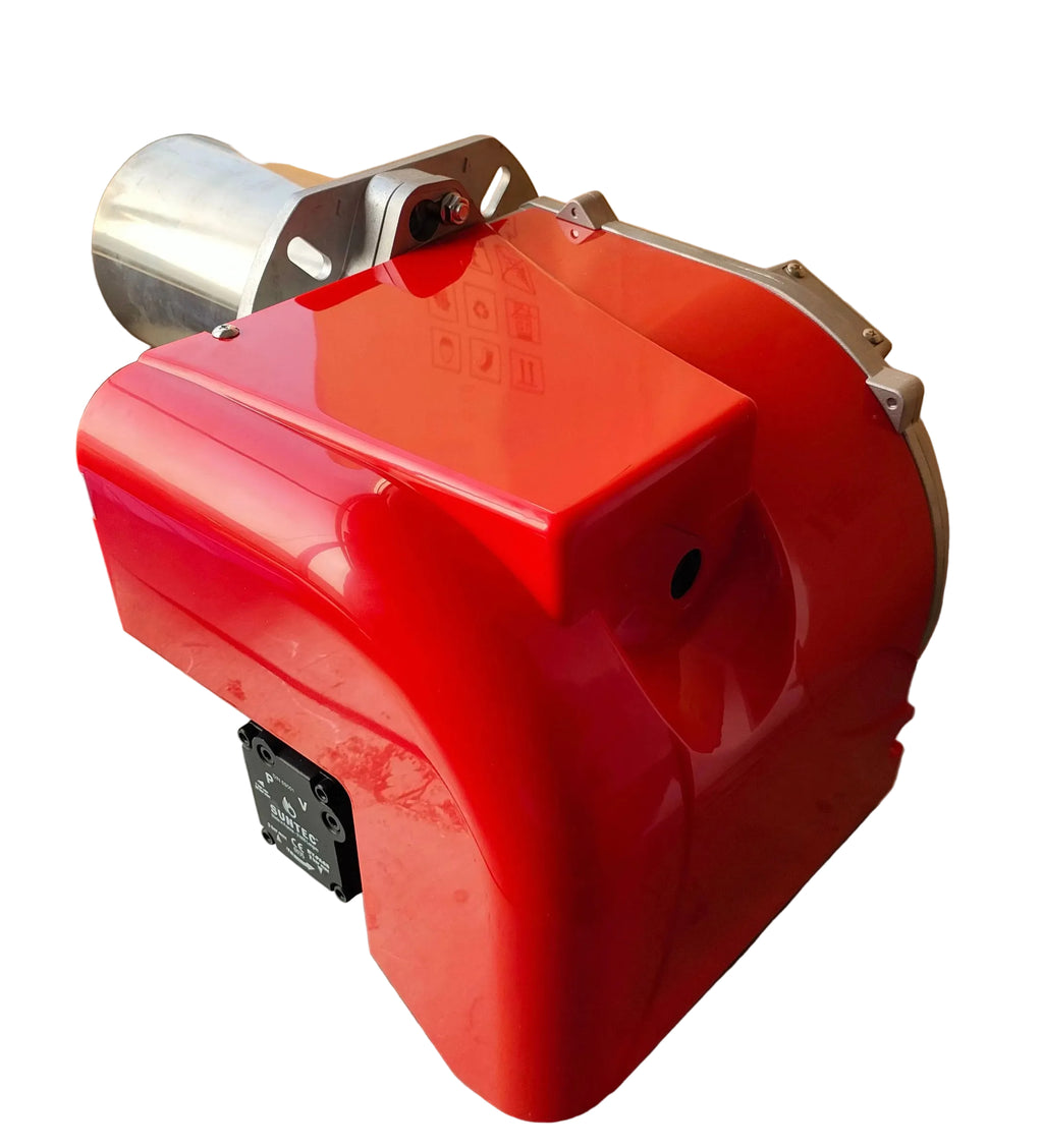 Arnik E-Gas-175PAB gas burner with control panel and metal components, designed for industrial heating applications.